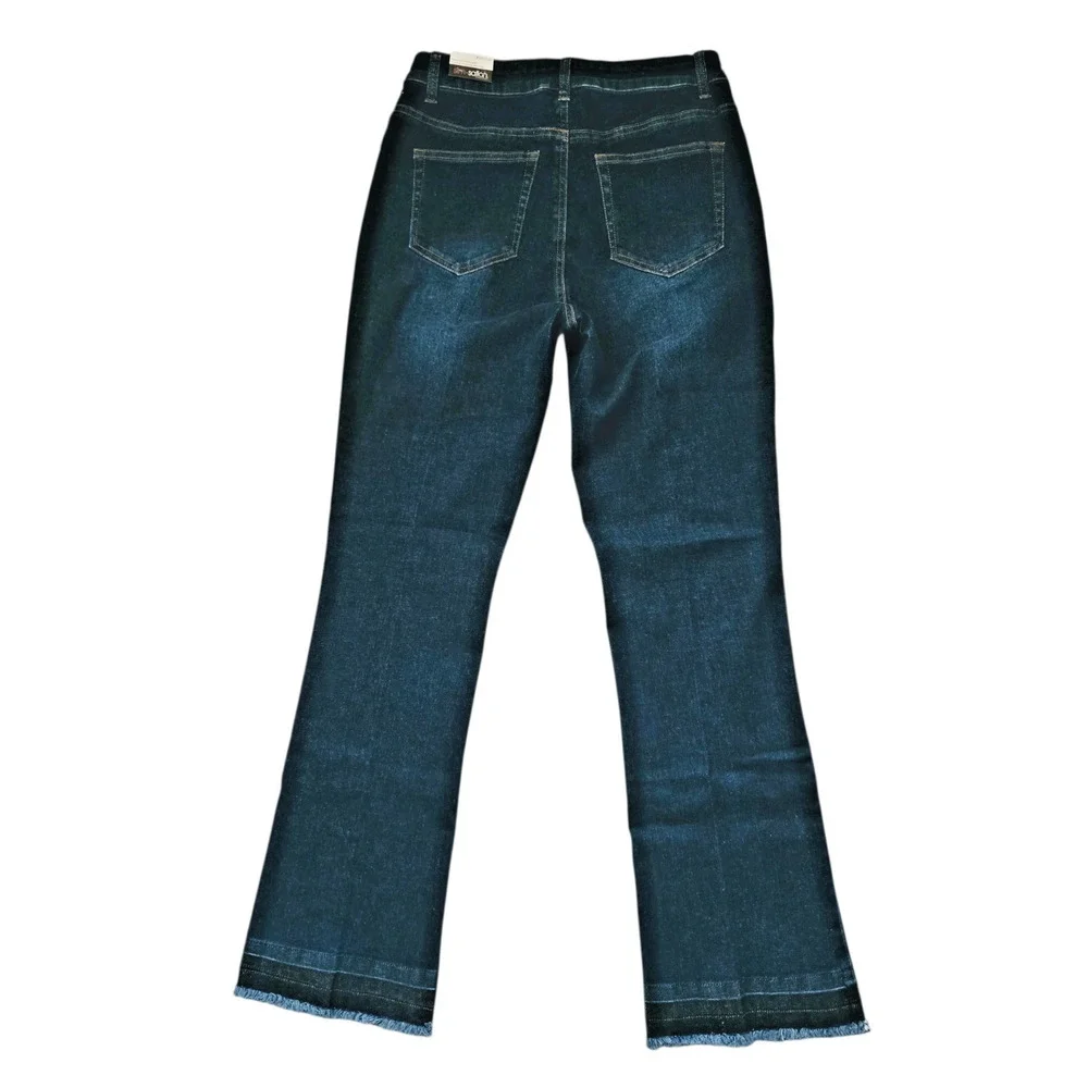 Multiples by Slim-sation Indigo Bootcut Control Panel Jeans‎ Released Hem Size 6